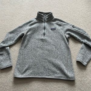 Gray Patagonia Better Sweater Fleece Sweater SZ Large